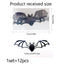 Halloween 3D Butterfly Bat Wall Stickers - 12 Pack