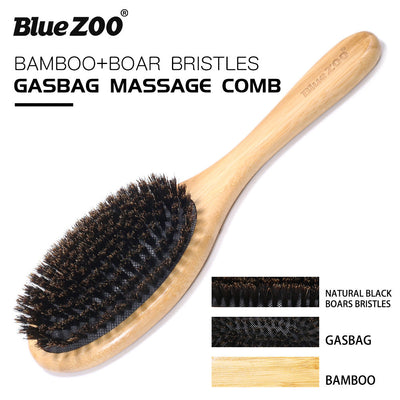 Bluezoo Airbag Massage Comb Nanzhu Yellow Hair Massage Hair Hair Comb - Korvel