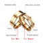 Vnox Wedding Bands Rings for Women Men Promise Jewelry - Korvel