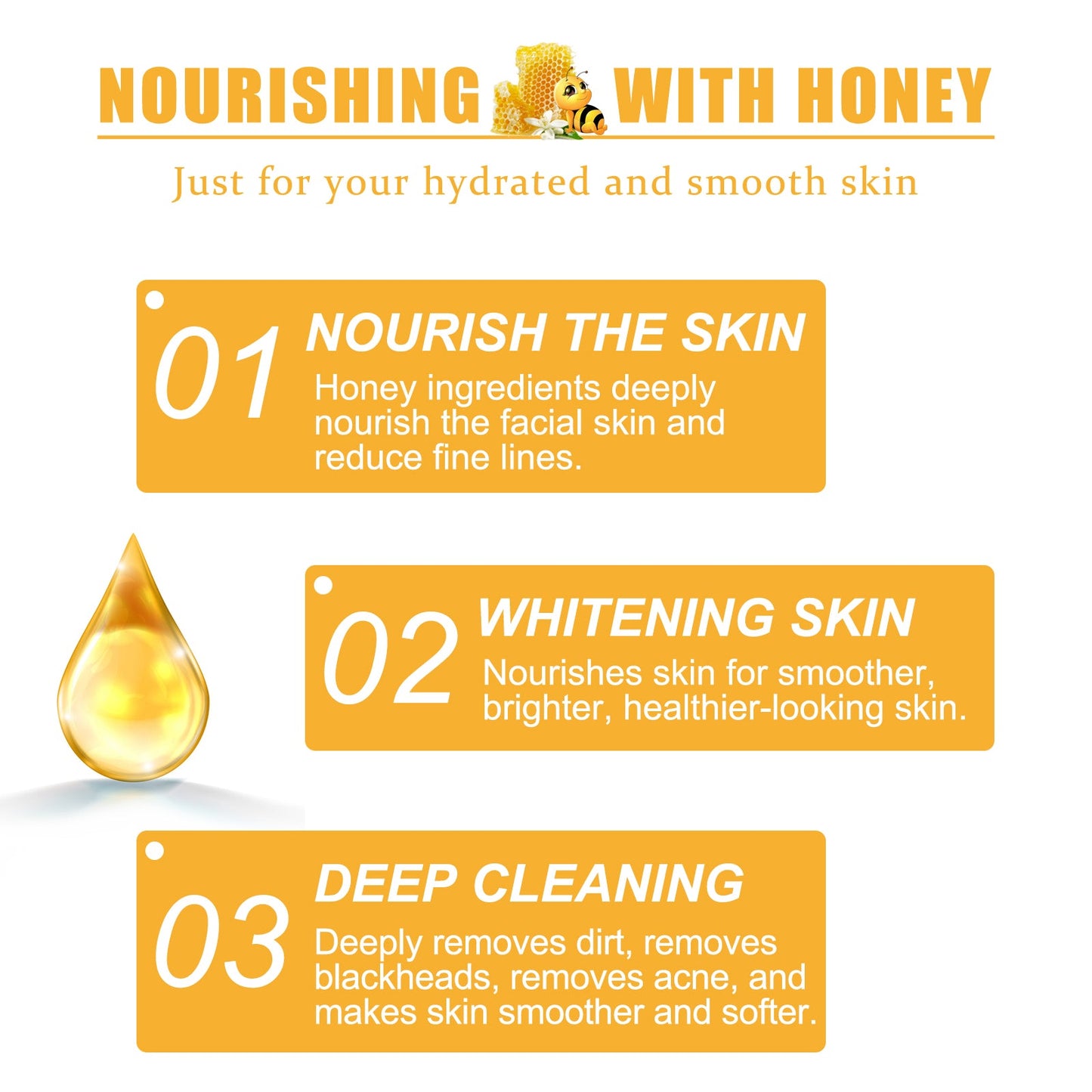 Masque Peeling au Miel Premium pour une Peau Radieuse