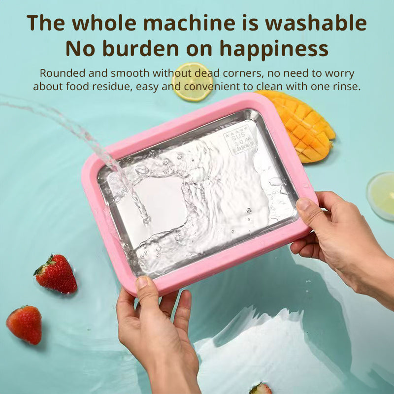 Home ice cream maker, small frozen yogurt maker, handmade for kids, frozen ice tray, family kitchen tools - Korvel