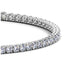 Bracelet de tennis en diamant cultivé en laboratoire en or blanc 14k