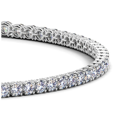 Pulsera de Tenis de Diamantes Crecidos en Laboratorio en Oro Blanco de 14k