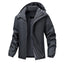 Manteau à capuche chaud grande taille pour hommes