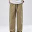 Men's Plus Size Drawstring Wide Leg Pants with Side Stripes
