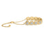 Bracelet Bolo Ajustable en Argent Sterling Plaqué Or Jaune 14k avec Diamants