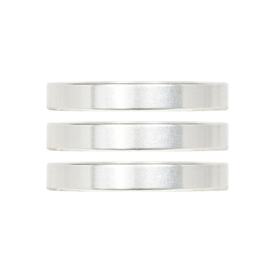 Industry Nine iRiX Headset Spacer - 5mm Aluminum Silver (3pcs)