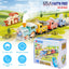 Electric Train Set with Remote Control and Realistic Features