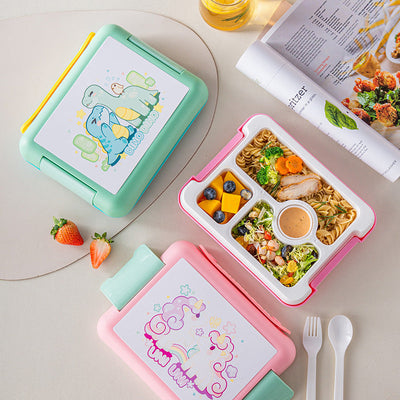 Cute Compartment Microwaveable Lunch Box for Fresh Meals