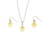Natural Freshwater Pearl Jewelry Set in Sterling Silver