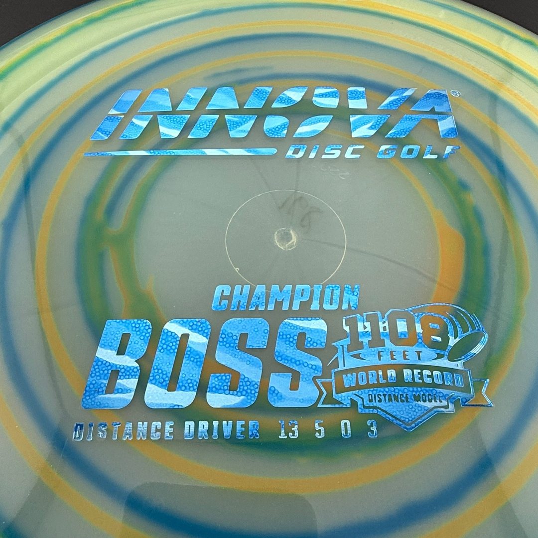 I-Dye Champion Boss - David Wiggins Jr Record Mondial Disc