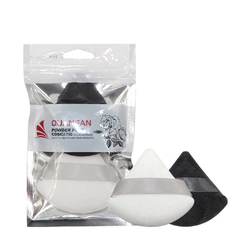 Puff à Poudre Sec Triangle - Outil de Maquillage Premium