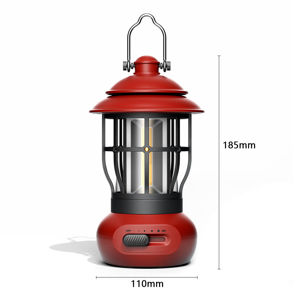 Vintage USB Camping Light for Outdoor Ambience