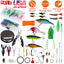 383-Piece Fishing Lure Tackle Kit for Bass Fishing