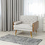Elegant Beige Club Chair for Stylish Interiors