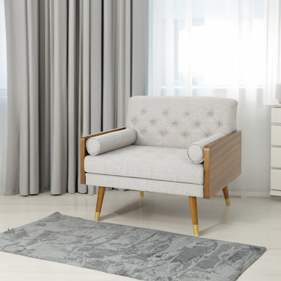 Elegant Beige Club Chair for Stylish Interiors
