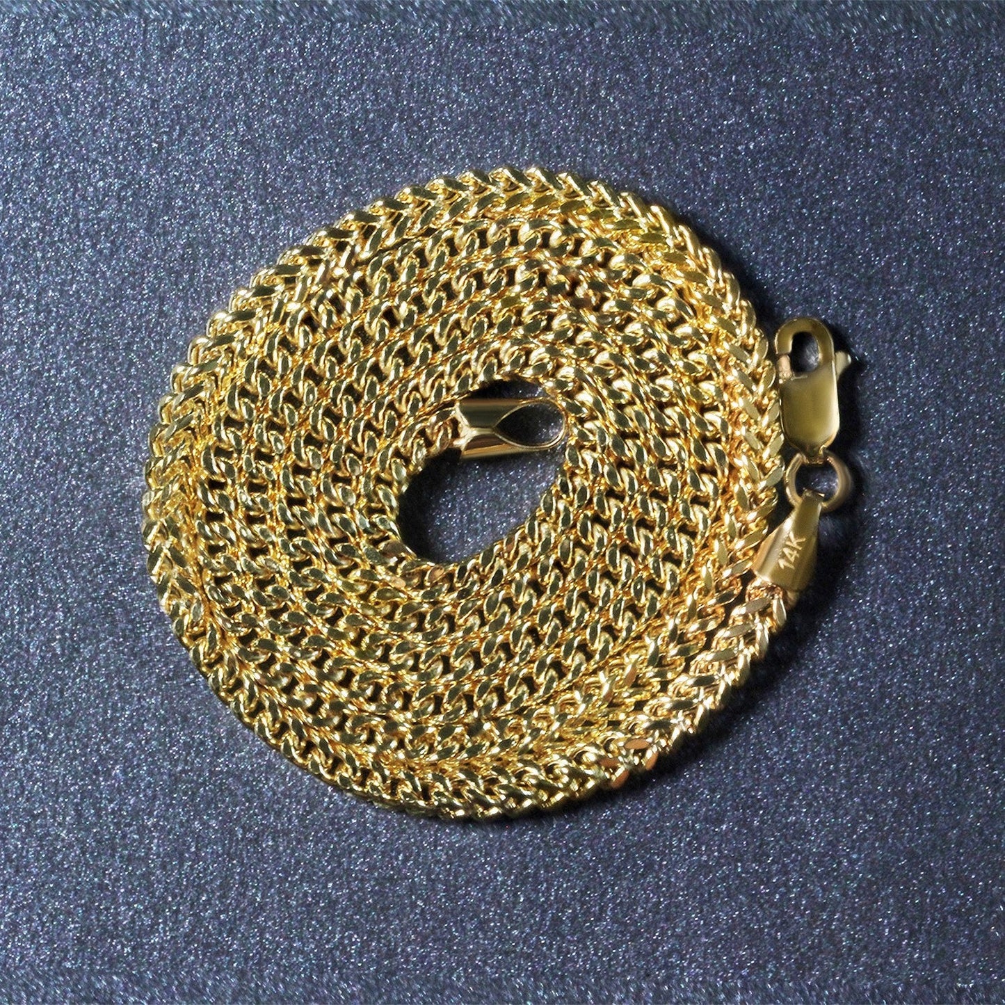 Chaîne en Or Jaune 14k Légère en Blé - 3,20 mm