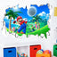 Super Mario Waterproof Wall Stickers for Kids' Rooms