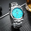 Luxury Automatic Watch for Men - Colorful Stainless Steel 41mm