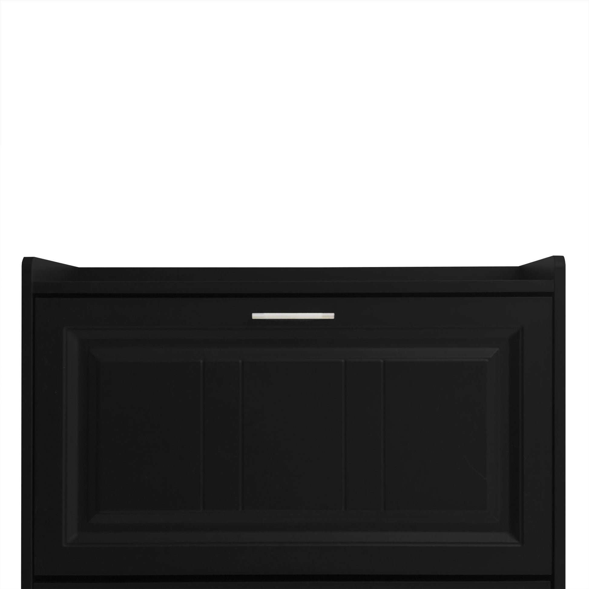 U-Can Shoe Storage Cabinet for Entryway with 3 Flip Drawers, Modern Shoe Organizer Cabinet, Free Standing Shoe Rack Black - Korvel
