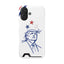 Minimal Line Portrait Samsung Case — Say Less Edition