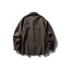 Used washed casual loose long sleeved shirt jacket men's workwear shirt - Korvel