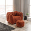Soft Bean Bag Chair with High Resilient Foam(Chips)for living room and bedroom Comfortable Square Lazy Sofa with  Footstool - Korvel