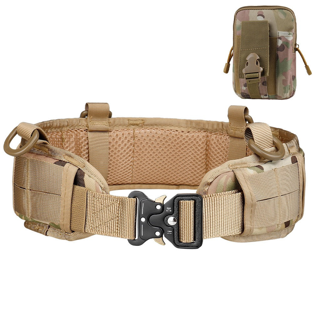 Multi Functional Quick Disassembly Tactical Belt Waist Cover Outdoor Training Cobra Belt Nylon Waist Belt Suit - Korvel