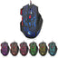 Flowing Crack Colorful Luminous Gaming Mouse Wired Blaze Bird Mouse - Korvel