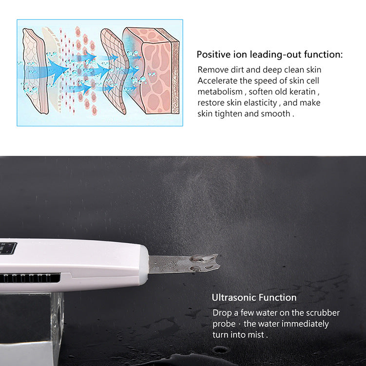 HailiCare Ultrasonic Peeling Machine To Remove Aging Horny Peeling Instrument Hydrogen And Oxygen Small Bubble Beauty - Korvel