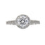 Natural Cubic Zirconium Ring in Sterling Silver
