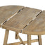 TREXM Farmhouse Round Extendable Dining Table with 16" Leaf Wood Kitchen Table (Natural Wood Wash) - Korvel
