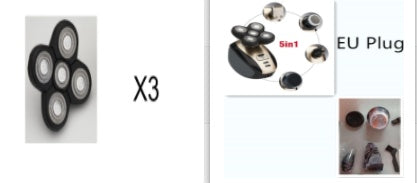 Rasoir Électrique Multifonction 5-en-1 pour Hommes