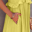Elegant Ruffled Sleeveless Tiered Maxi Dress with Pockets