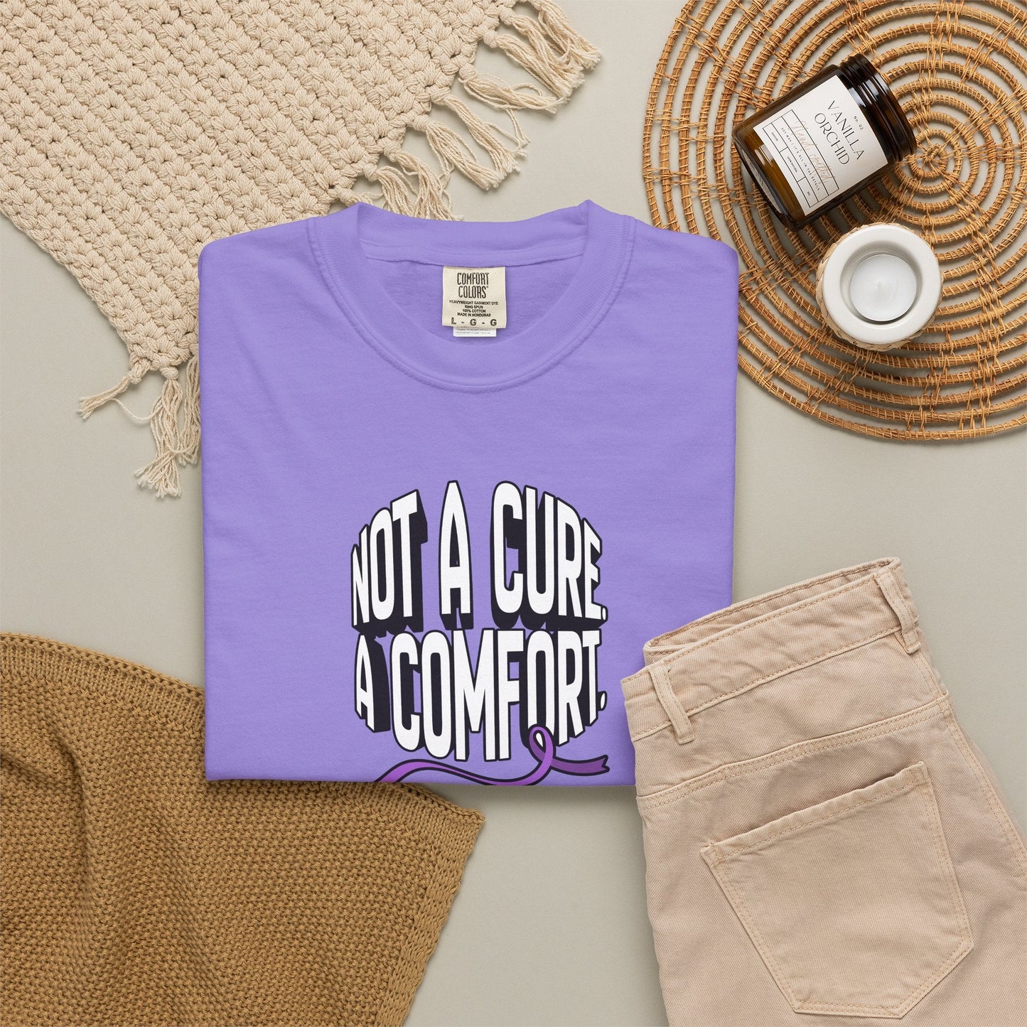Pas un remède, un vêtement de confort - T-shirt teint en pièce