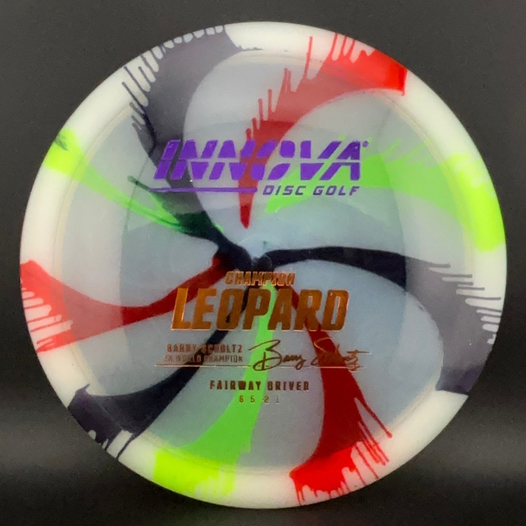 I-Dye Champion Leopard Disc Golf Driver