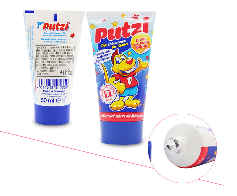 Putzi Strawberry Children's Toothpaste for Ages 1-6