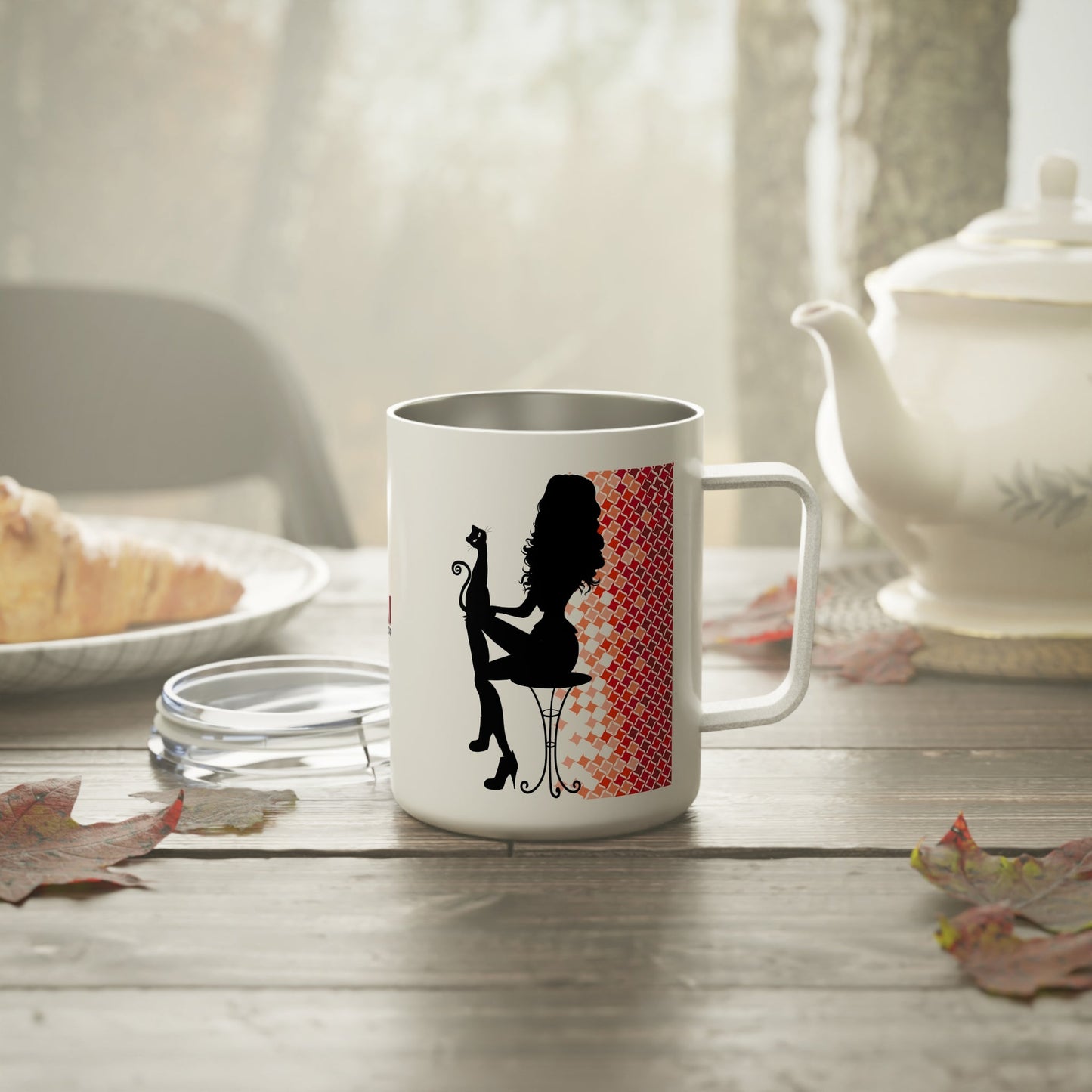 Pretty Cat Lady Insulated Coffee Mug - 10oz
