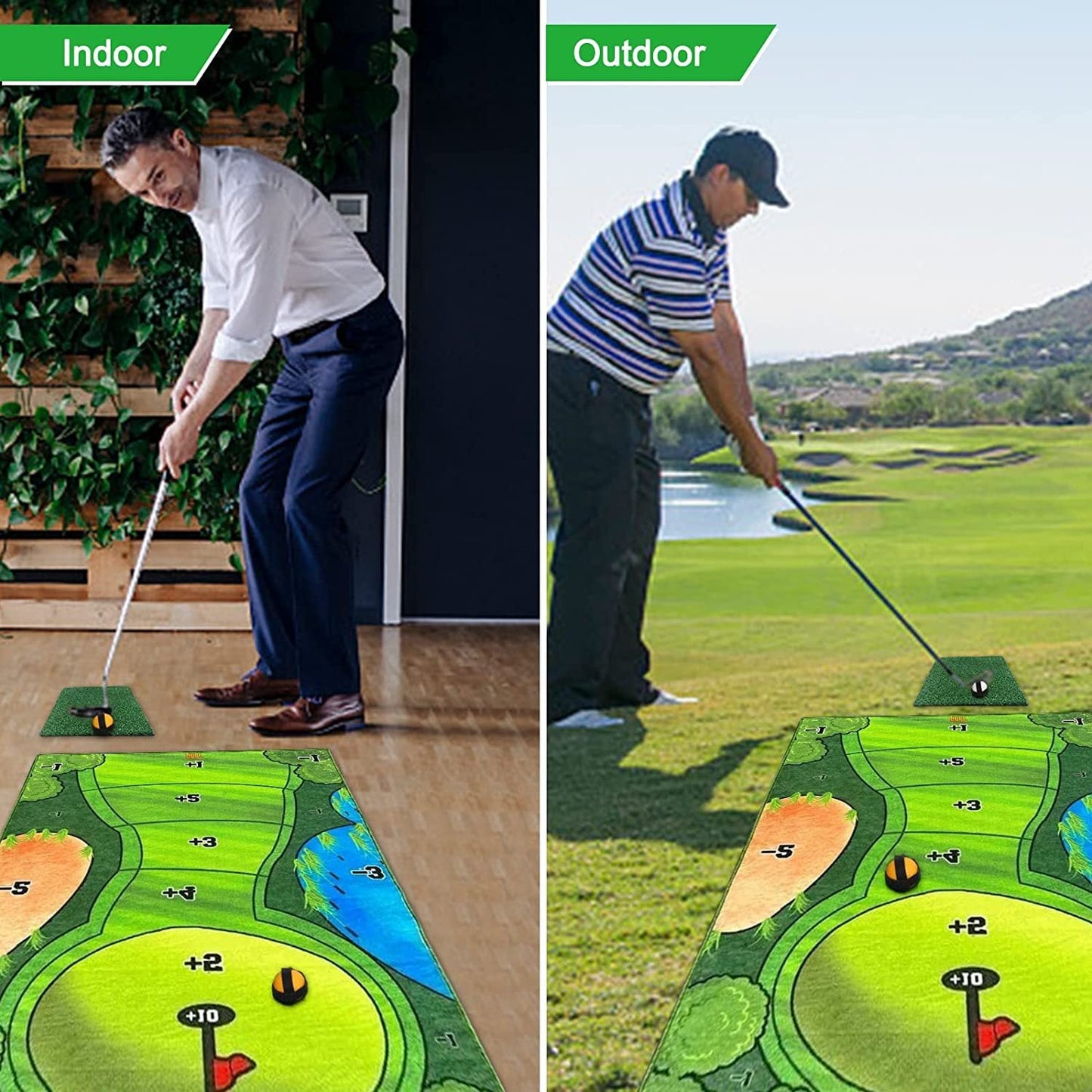 The Casual Golf Game Set Golf Mat Golf Carpet - Korvel