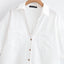 Elegant  Style Women's Fashion Casual Versatile V-Neck Short Sleeve Crop Shirt - Korvel
