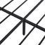 Queen Size Metal Platform Bed Frame with Wooden Headboard and Footboard with USB LINER - Korvel