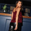 Sexy Sequin V-Neck Strapless Crop Top for Women Loose Fitting Blouse - Korvel