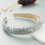 Hair Hoop Fashion New Design Shiny Gypsophila Thin Sponge Headband Korean High-End High-Skull Top Hair Accessories - Korvel