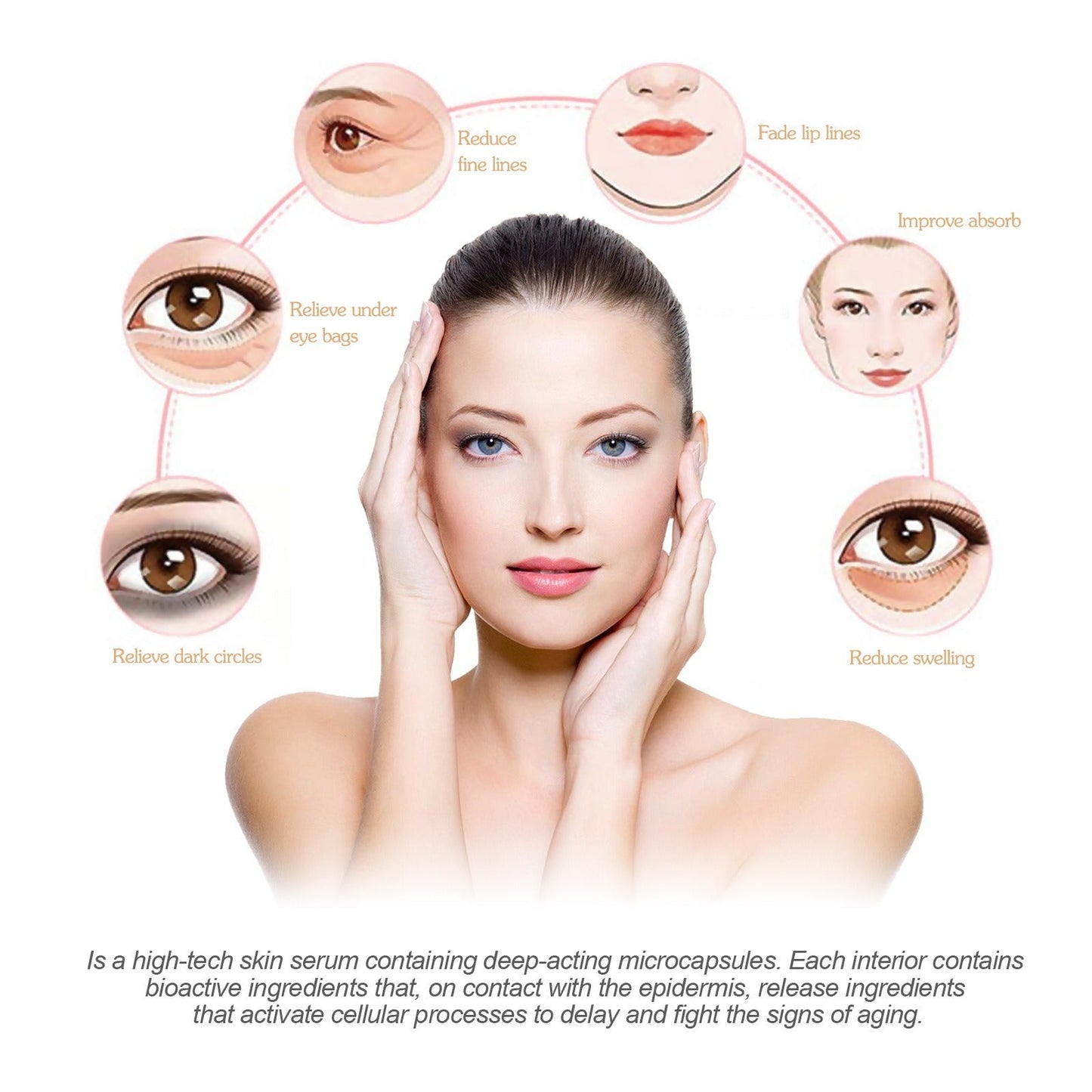Moisturizing&Repairing Capsule essay to fade fine lines, tight and white skin, moisturizing and anti wriggle essay - Korvel