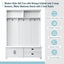 Armoire d'entrée moderne ON-TREND avec cabinet de rangement et tiroirs