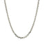 14k White Gold Diamond Cut Cable Link Chain - 2.90 mm