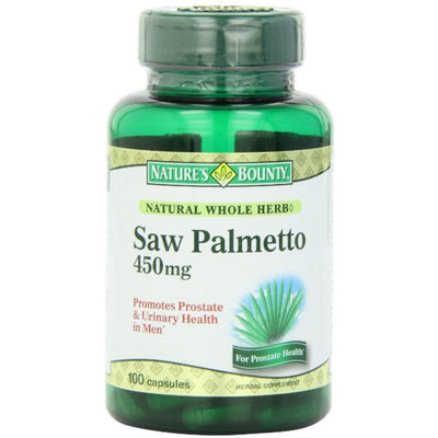 Nature's Bounty Saw Palmetto Capsules, 450 Mg