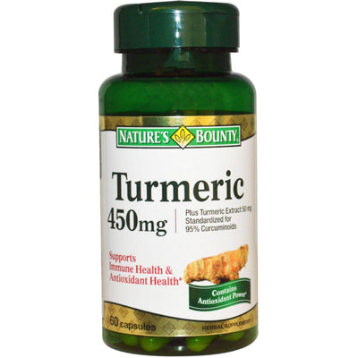 Gélules de curcuma de Nature's Bounty, 450 mg