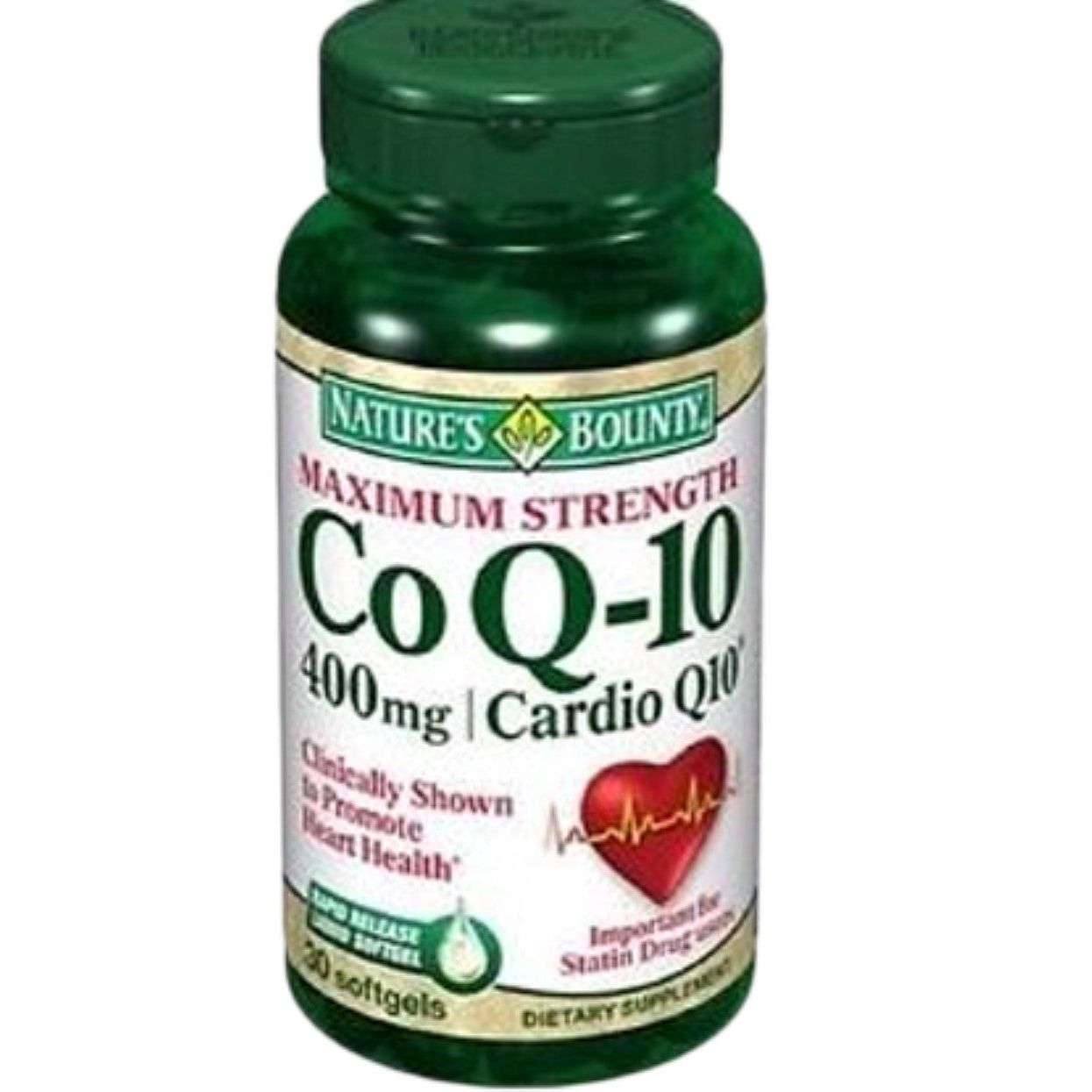 Nature's Bounty CoQ10 400mg Softgels for Heart Health