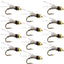 Premium Beadhead Serendipity Wet Flies - 12 Pack, Size 16 for Trout Fishing - Korvel